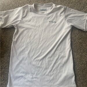 Columbia White Short Sleeve Active Tee for Kids